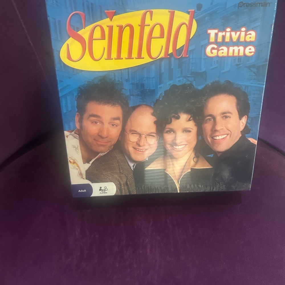Blue Seinfeld Board Game Trivia Challenge